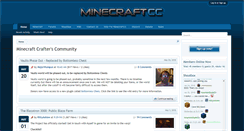 Desktop Screenshot of minecraftcc.com
